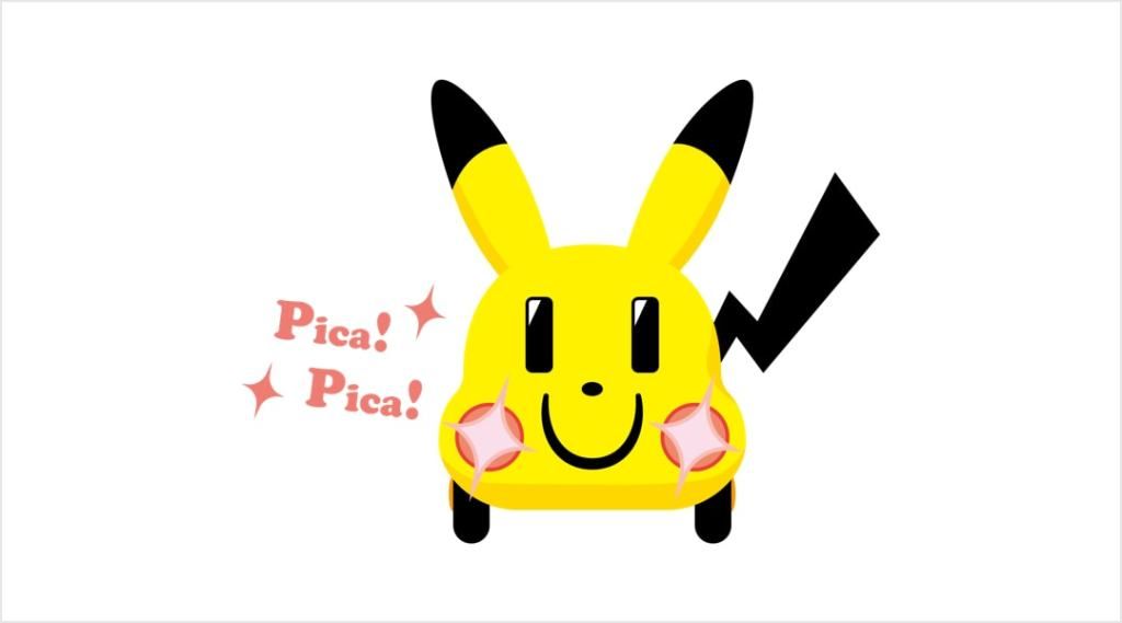 pokemon toyota pikachu car