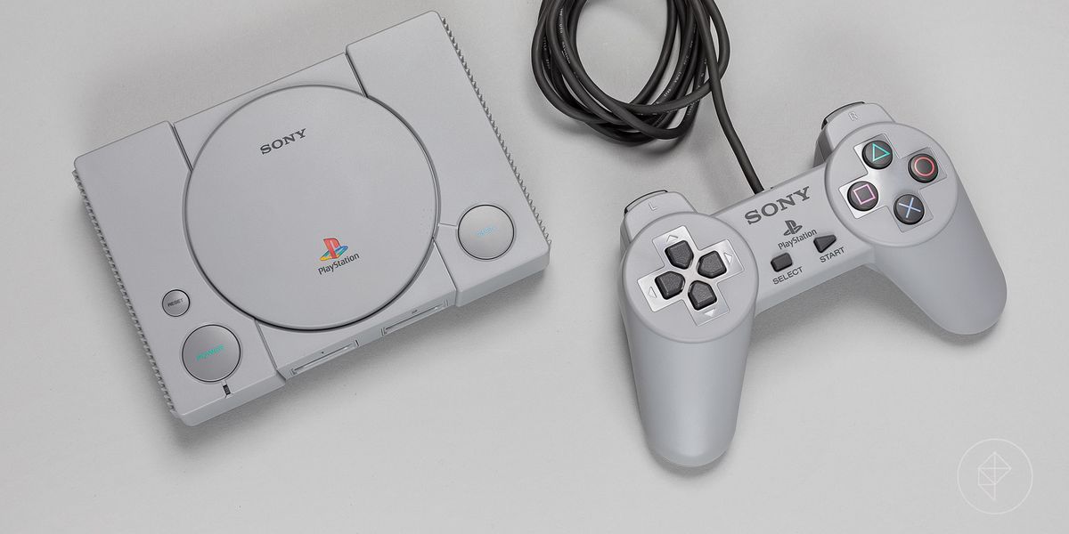 PS1 with controller.