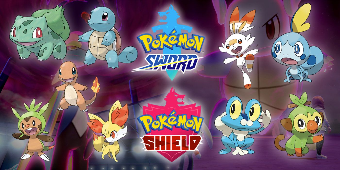 Pokémon Sword & Shield : All Starters Evolutions Comparison (Crown