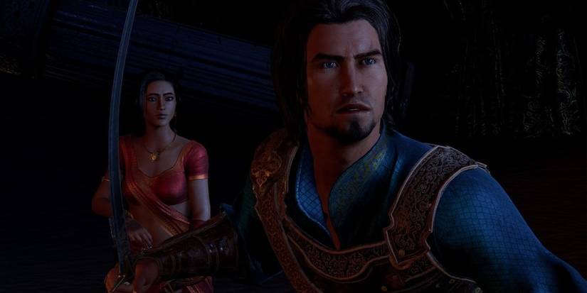 Prince and Farah in Sands of Time