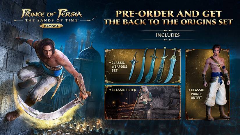 prince of persia remake preorder bonus