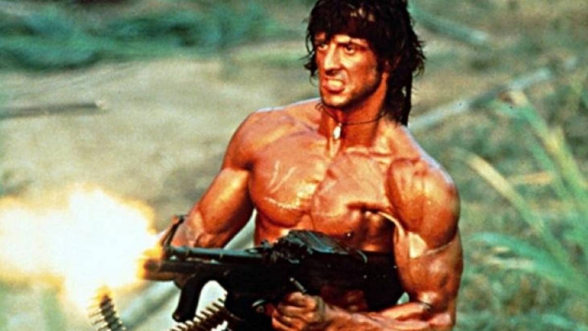 rambo machineguns