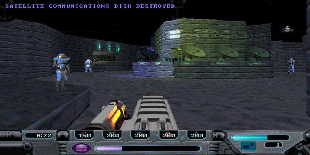 Rebel Moon rising, screenshot, FPS 1990s