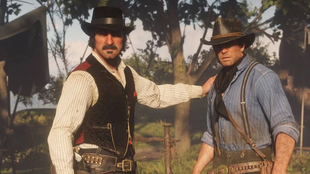 red dead 2 arthur and dutch