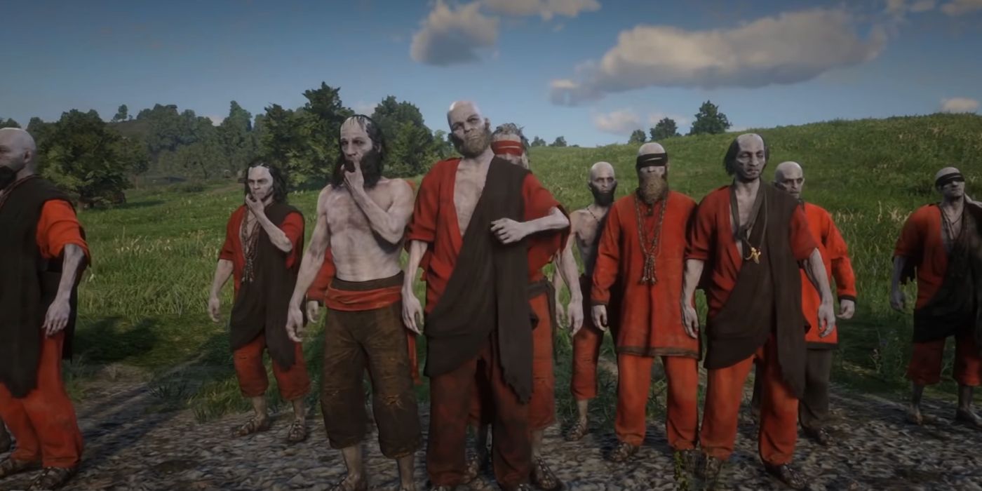 red dead online male zombie models