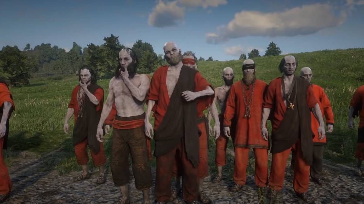 red dead online male zombie models