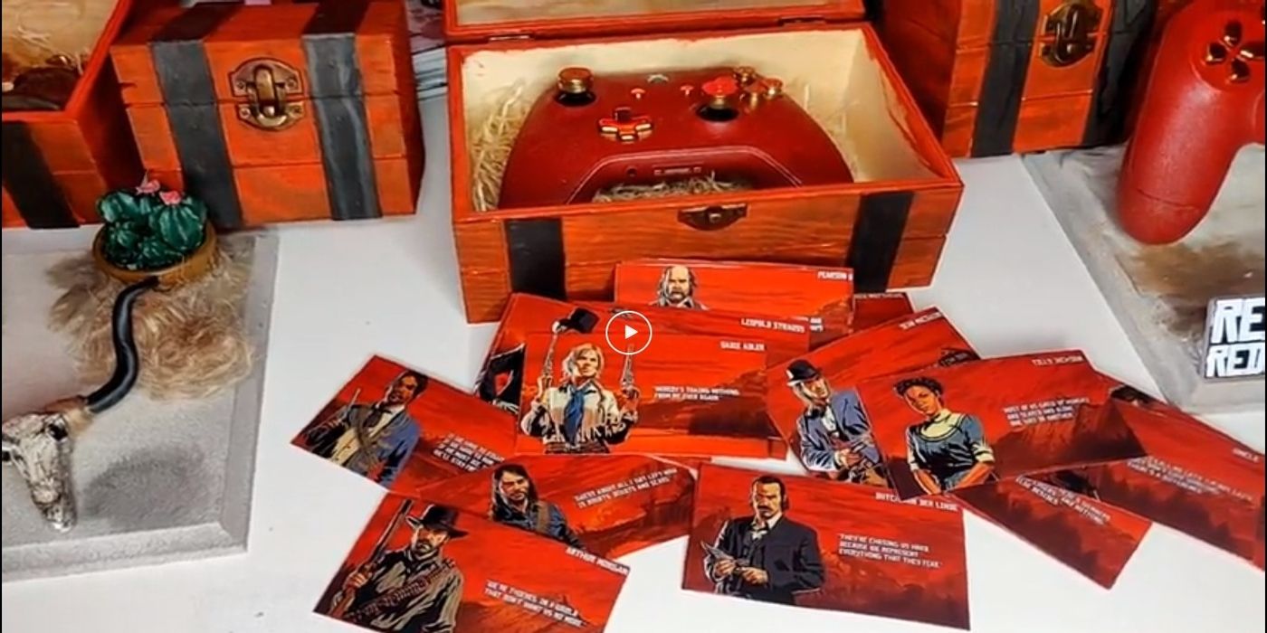 Red Dead Redemption Cards and Controller
