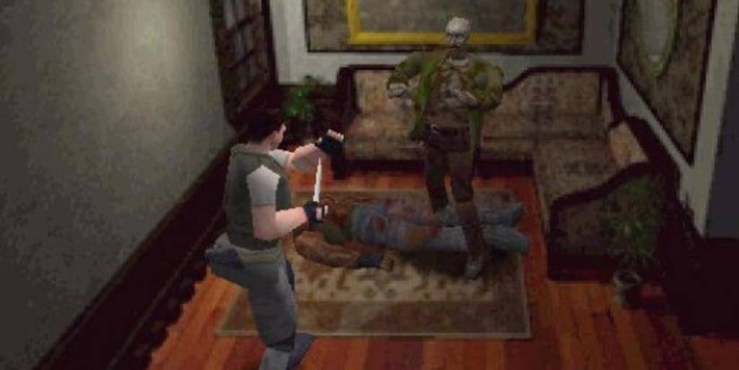 Resident Evil fight sequence
