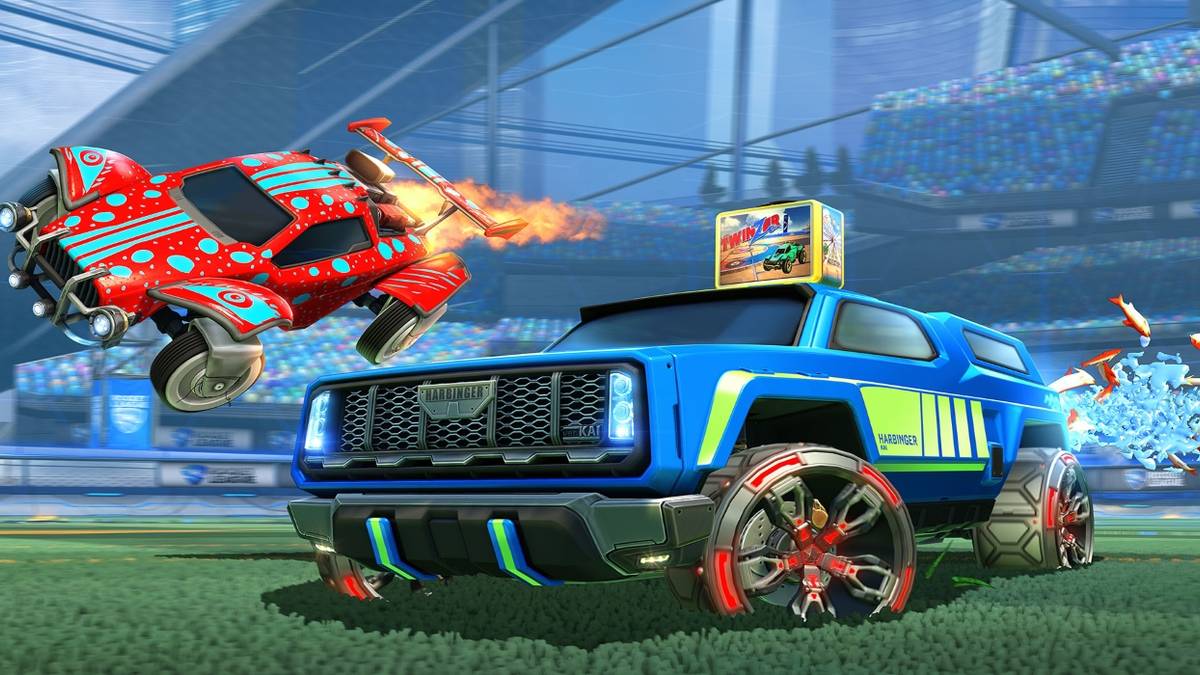 rocket league truck up close