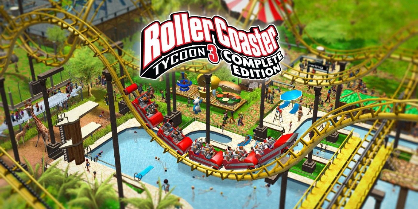 rollercoaster tycoon 3 complete edition - title art