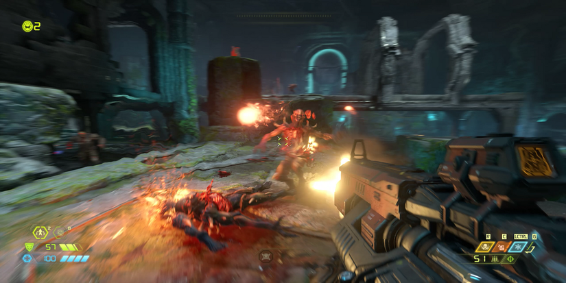 Fighting in the Fortress of doom's Demon Prison