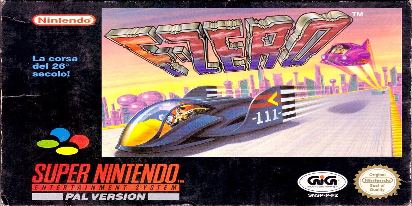 F-Zero Super Nintendo packaging