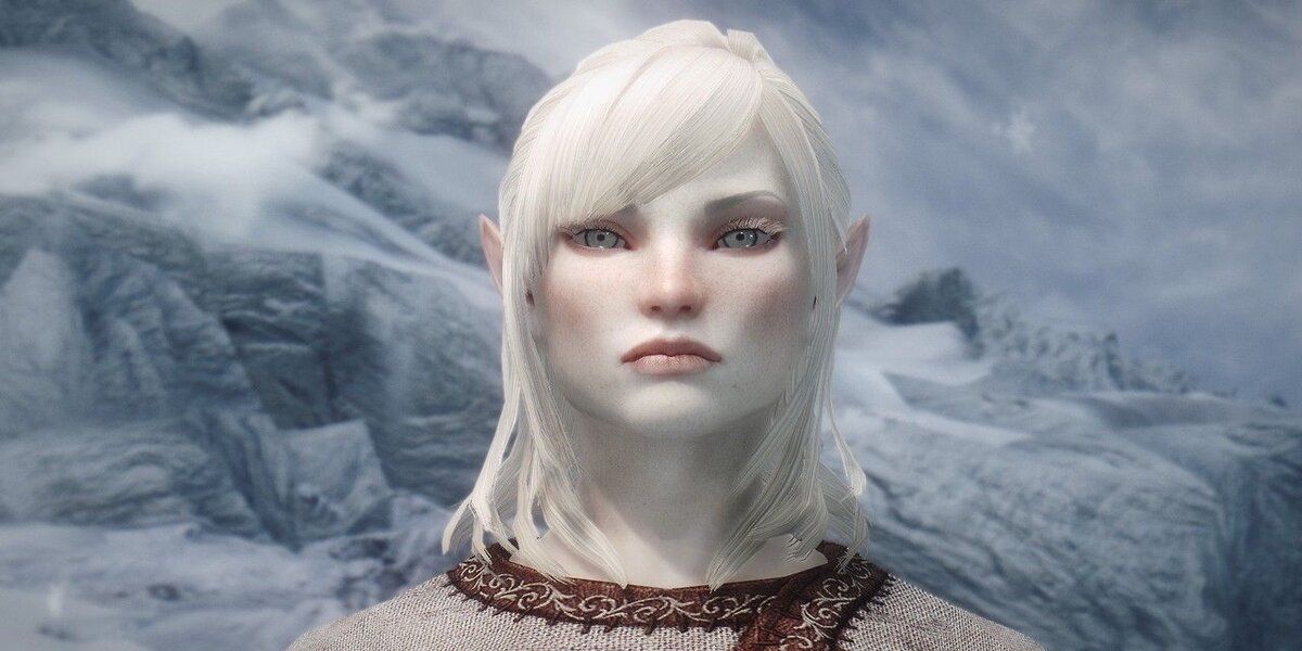 Skyrim Snow Elf