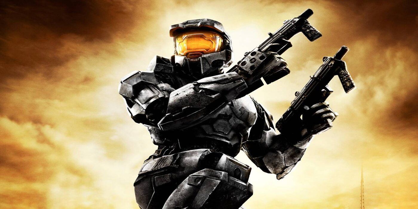 Master Chief dual wielding