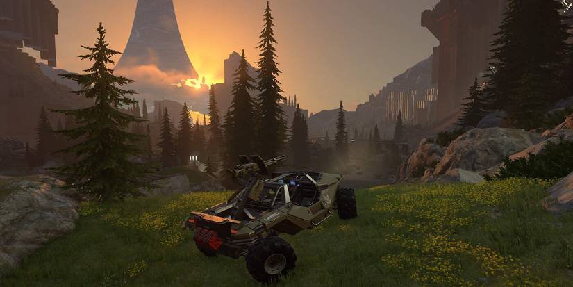 Halo Infinite Exploring in Warthog