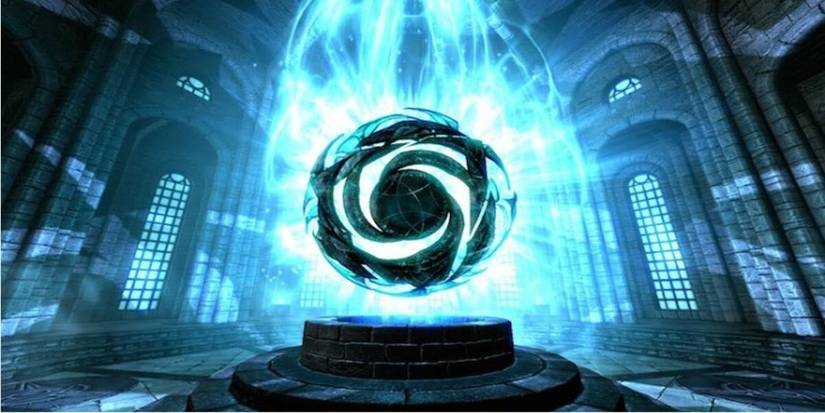 Eye of magnus pulsating in college of winterhold