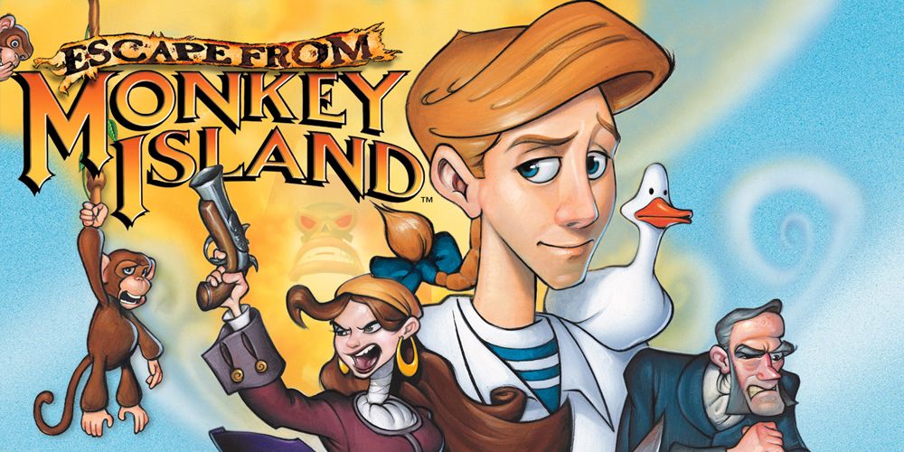 The cover for Escape from Monkey Island