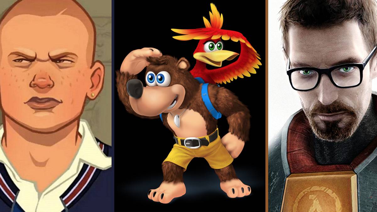 Jimmy Hopkins (Bully), Banjo & Kazooie and Freeman (Half-Life)