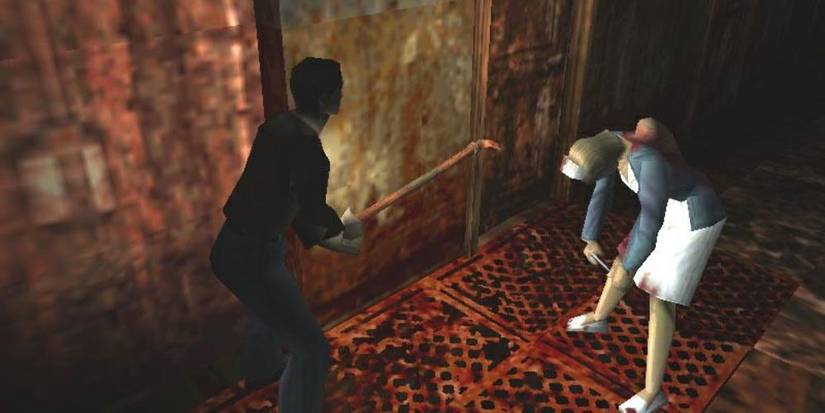 Fight scene in Silent Hill