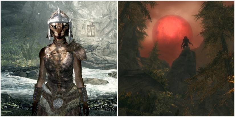 skyrim tsrasuna khajiit hunter hircine