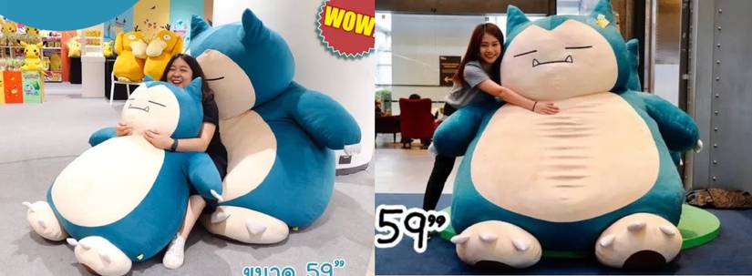 snorlax huge plush