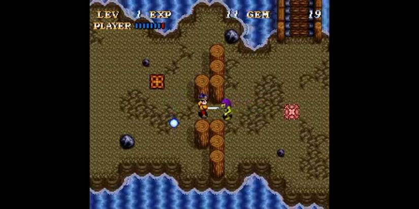 A screenshot from Soul Blazer (SNES)