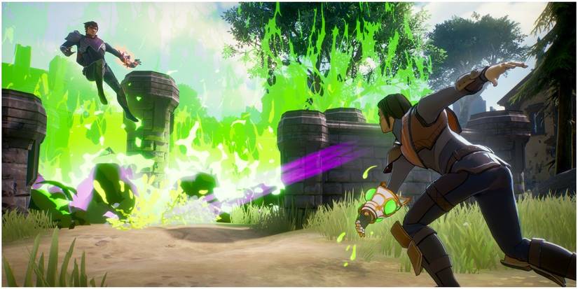 spellbreak toxic user fighting fire user dragon fire