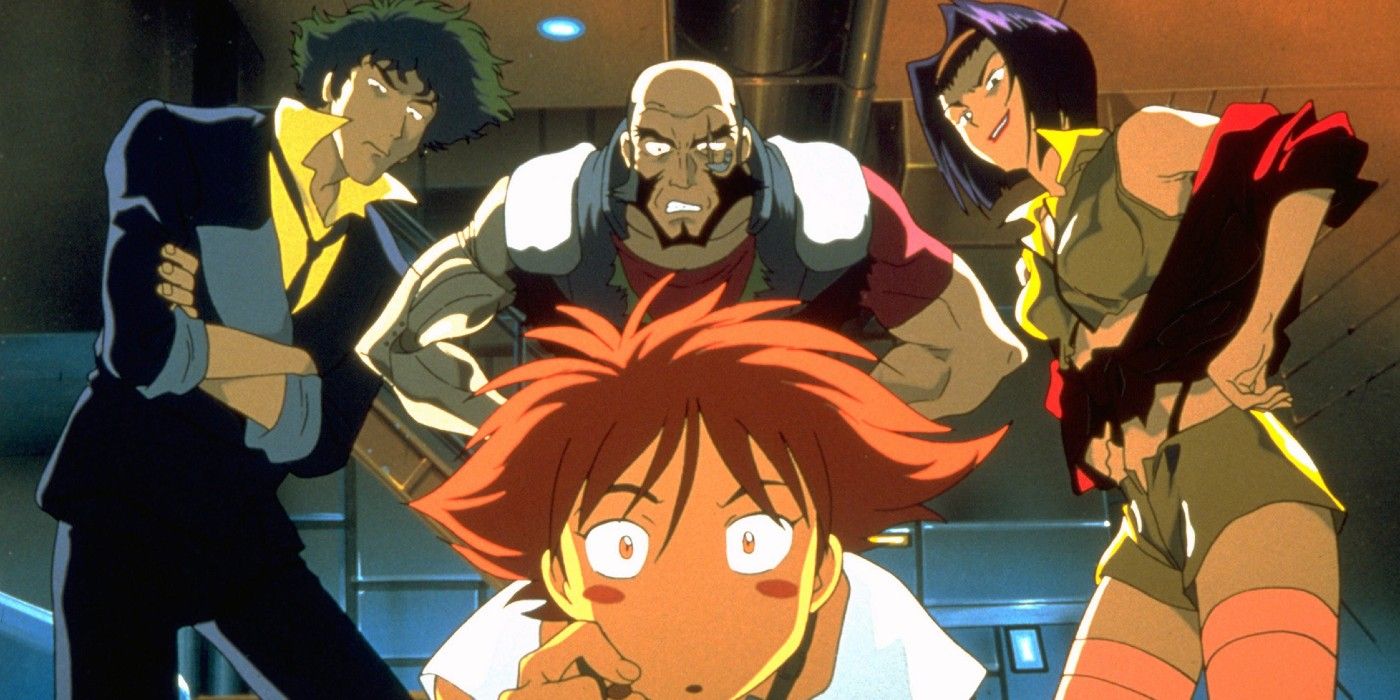 the main cast of the cowboy bebop anime