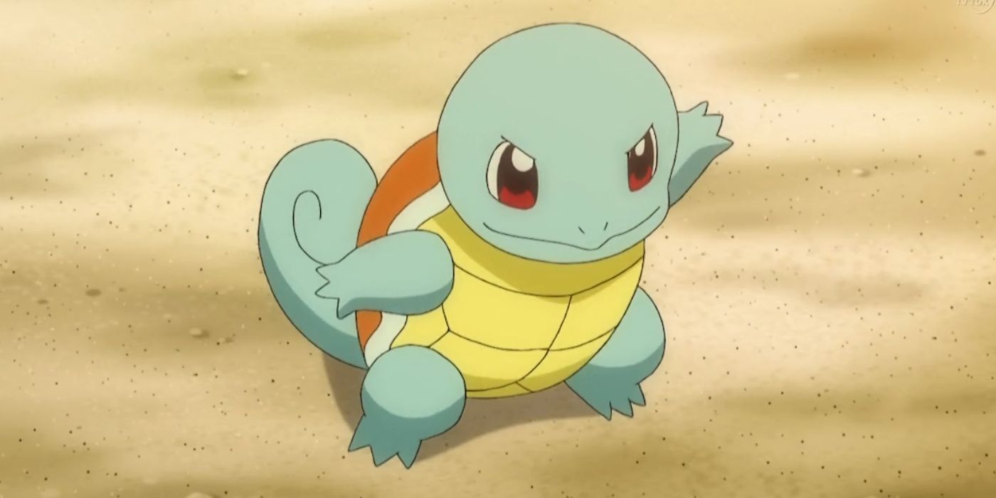 Squirtle is preparing for battle