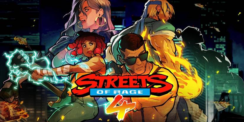 streets of rage 4 key art