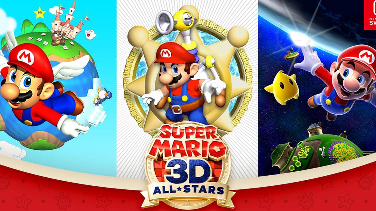 super mario 3d allstars mario 64 sunshine galaxy