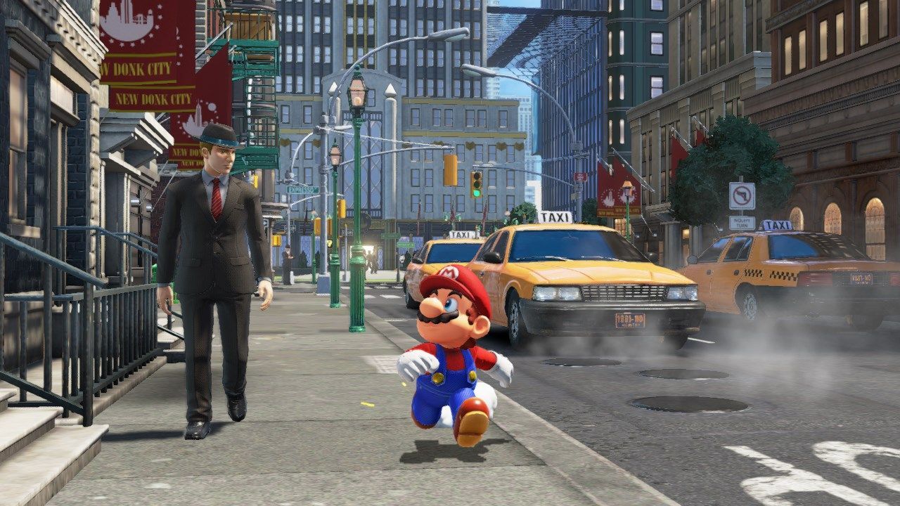 Mario city walking