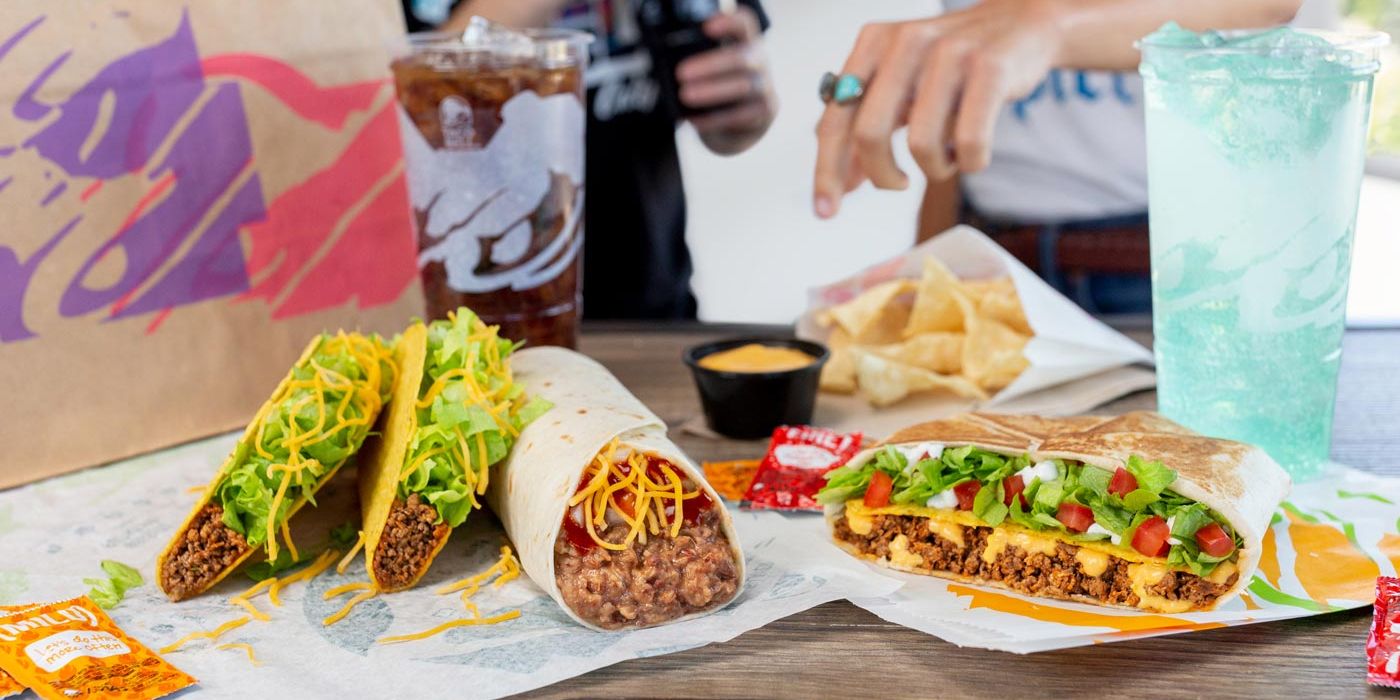 taco bell promotionele voedselfoto