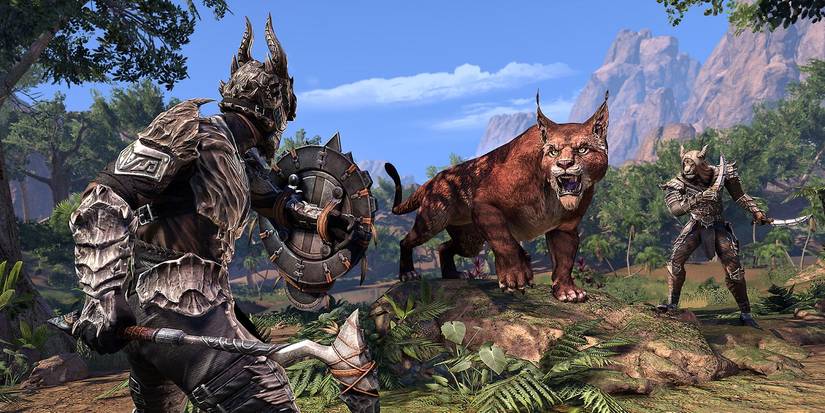 fighting a sabretooth tiger