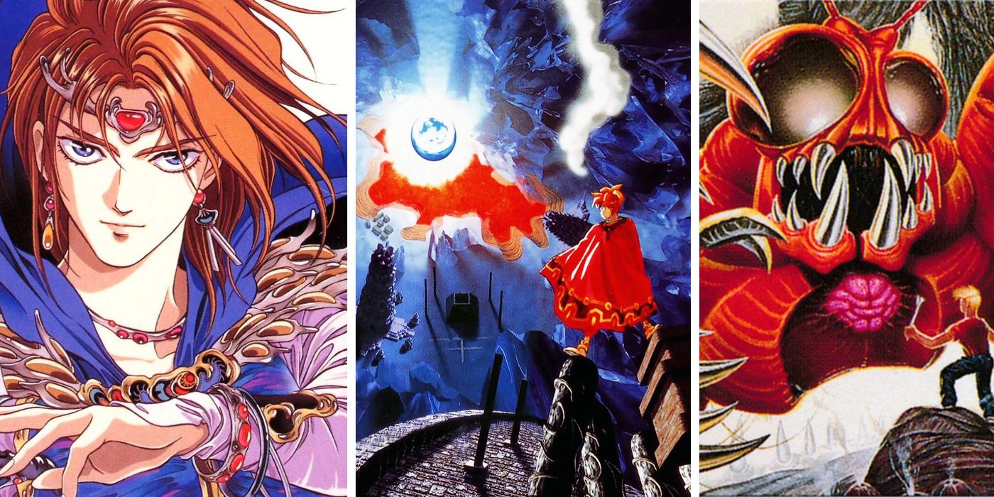 Cover art for Brain Lord, Terranigma and Secret of Evermore (SNES)