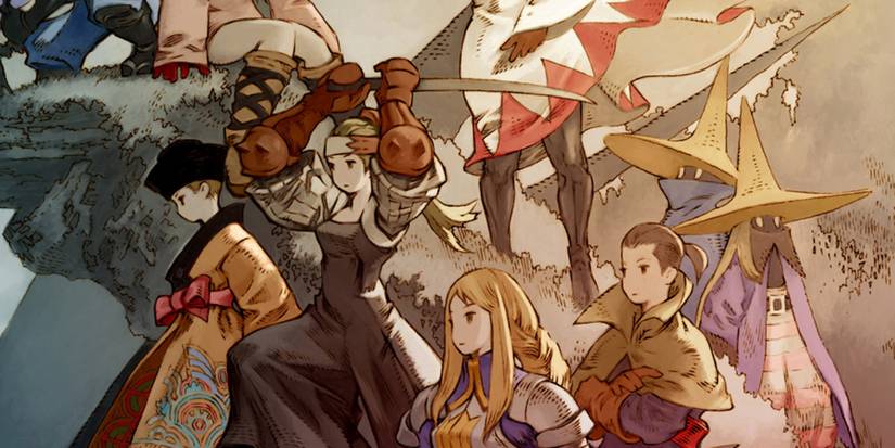 Artwork from Final Fantasy Tactics on PSP