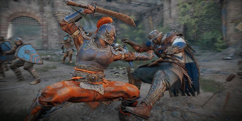 Two units in combat in For Honor