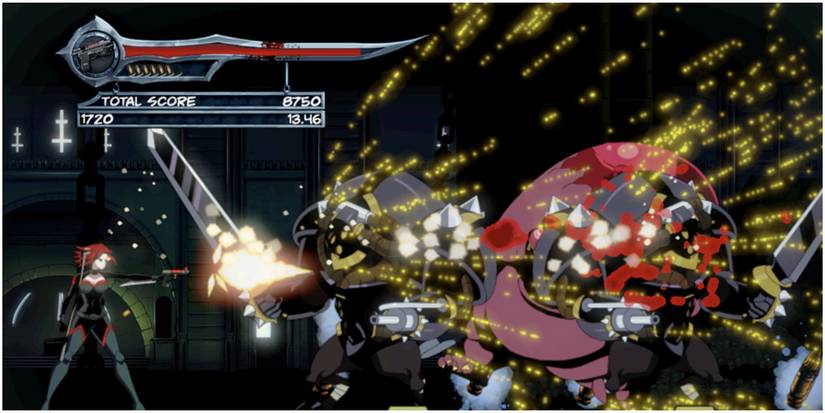 A gameplay screenshot from BloodRayne The Shroud