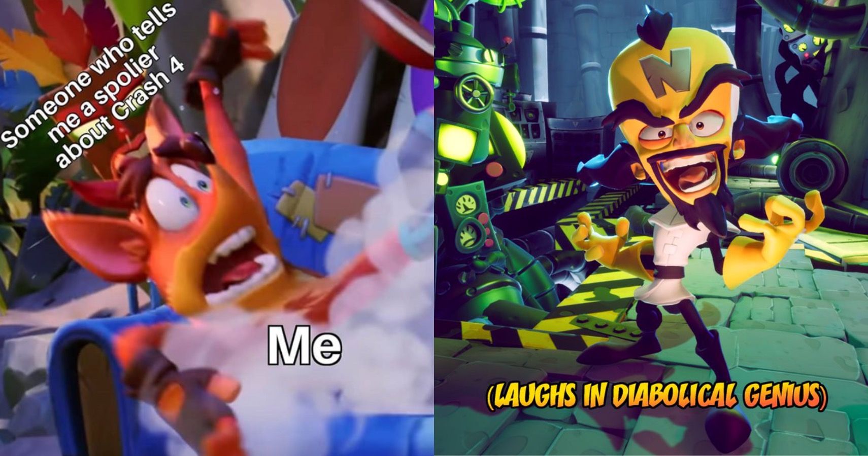 обложка для статьи о меме Crash Bandicoot
