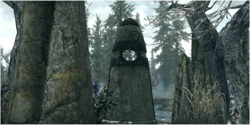 The Apprentice Standing Stone in Skyrim