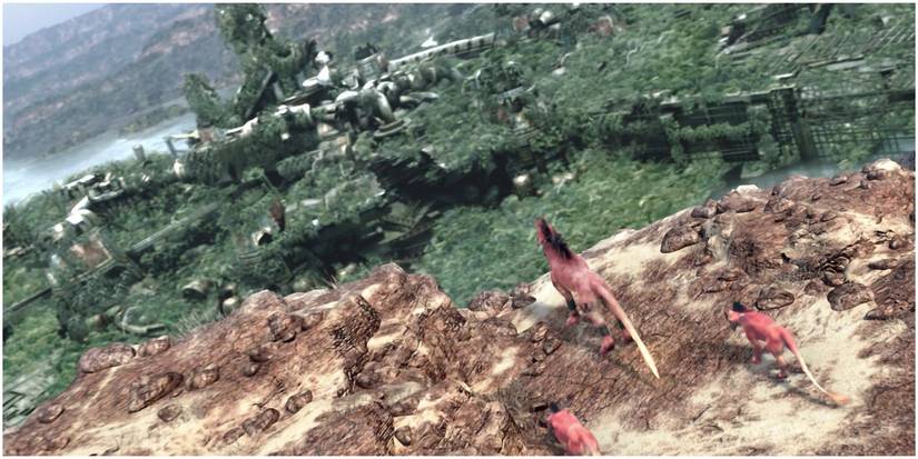 A screenshot from Advent Children