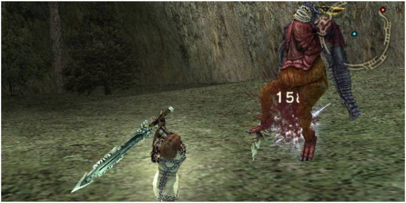 A gameplay screenshot from Drakengard 2