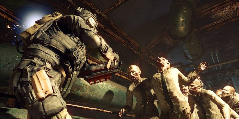 3A7 fighting zombies - Events Between RE5 and RE6