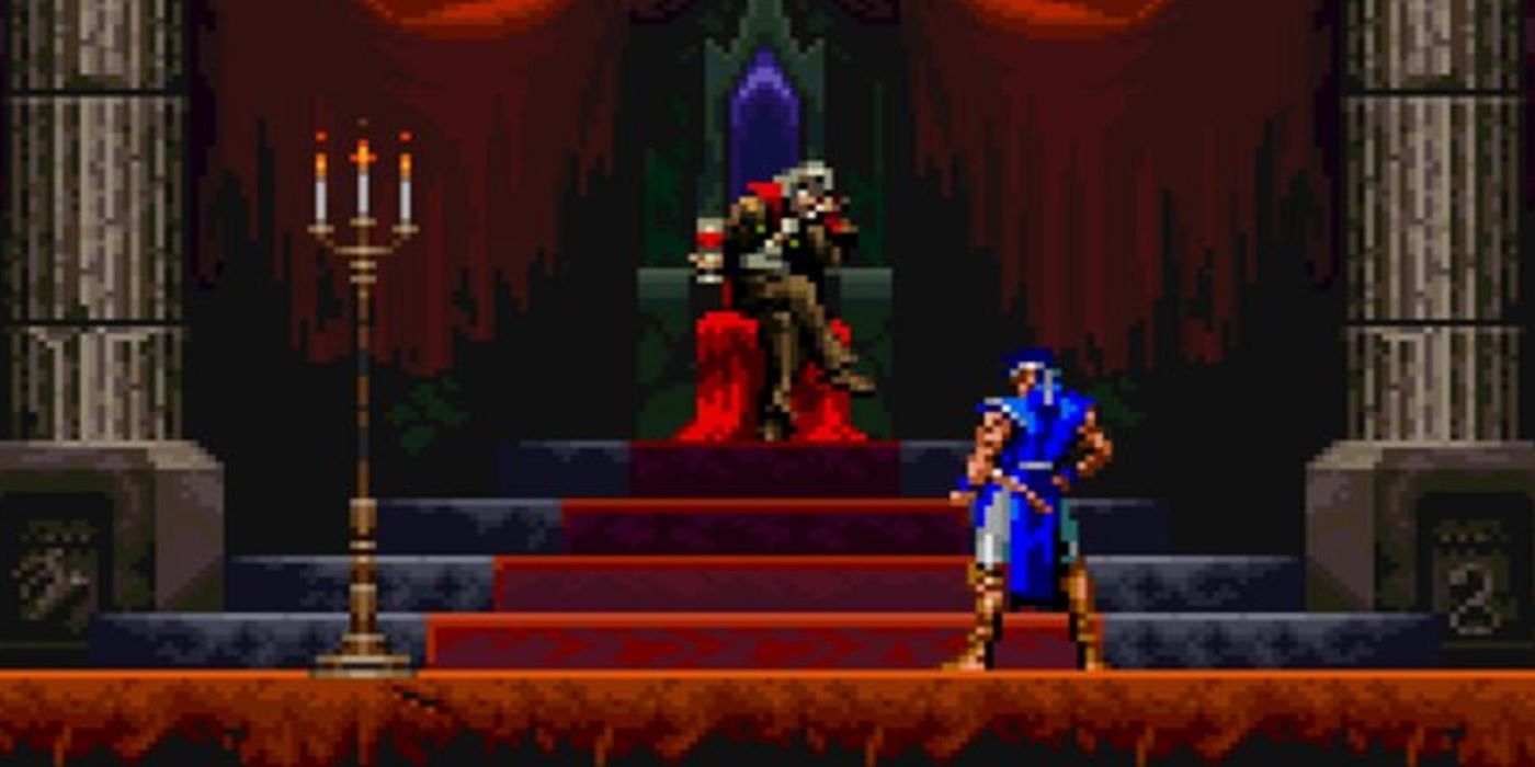An encounter with Dracula in Castlevania- Symphony Of The Night
