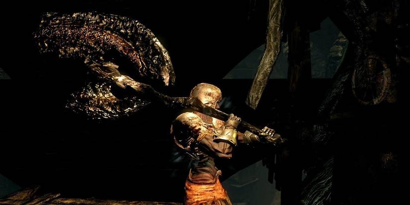 The Dragon King Greataxe in Dark Souls