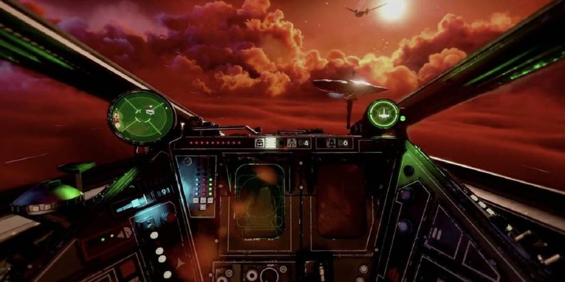 A screenshot from Star Wars Squadrons