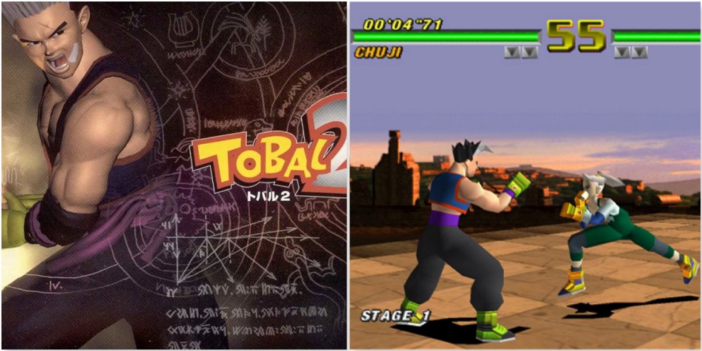 Gameplay screenshots from Tobal 2