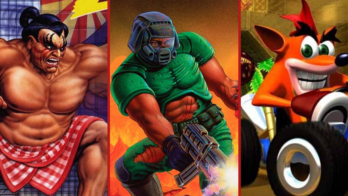 Street Fighter II, Doom and Crash Team Racing