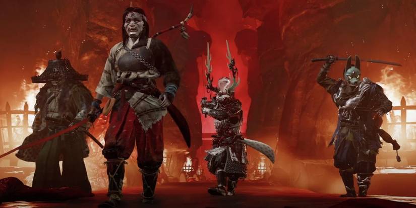 A Hunter leading the team - Ghost Of Tsushima Legends Class Combinations