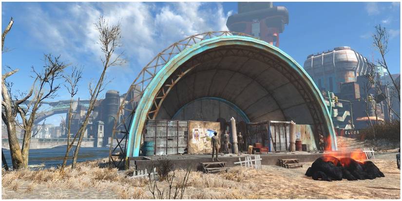 A view of the Charles View Amphitheater